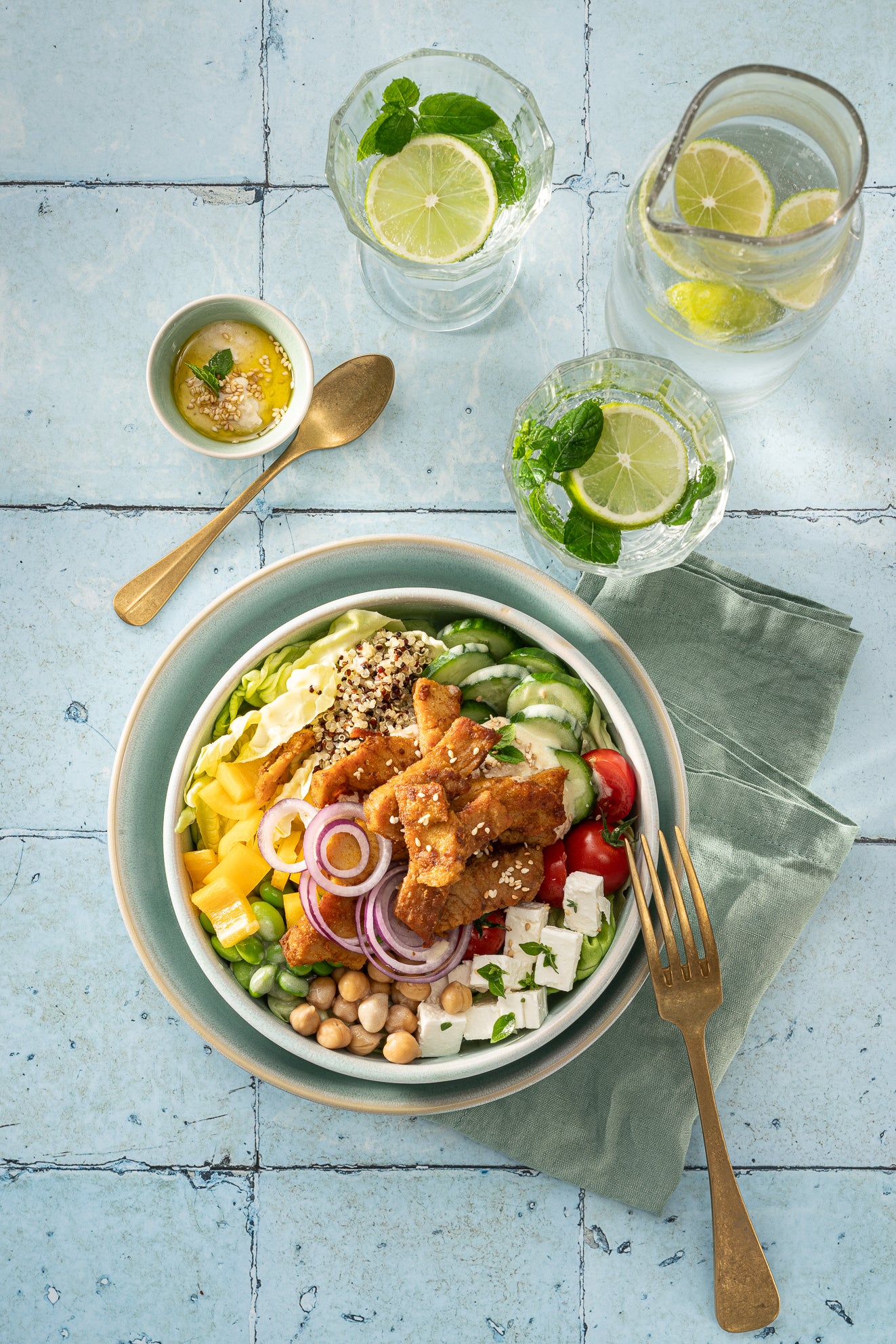 Buddah Bowl mit Chunks Curry