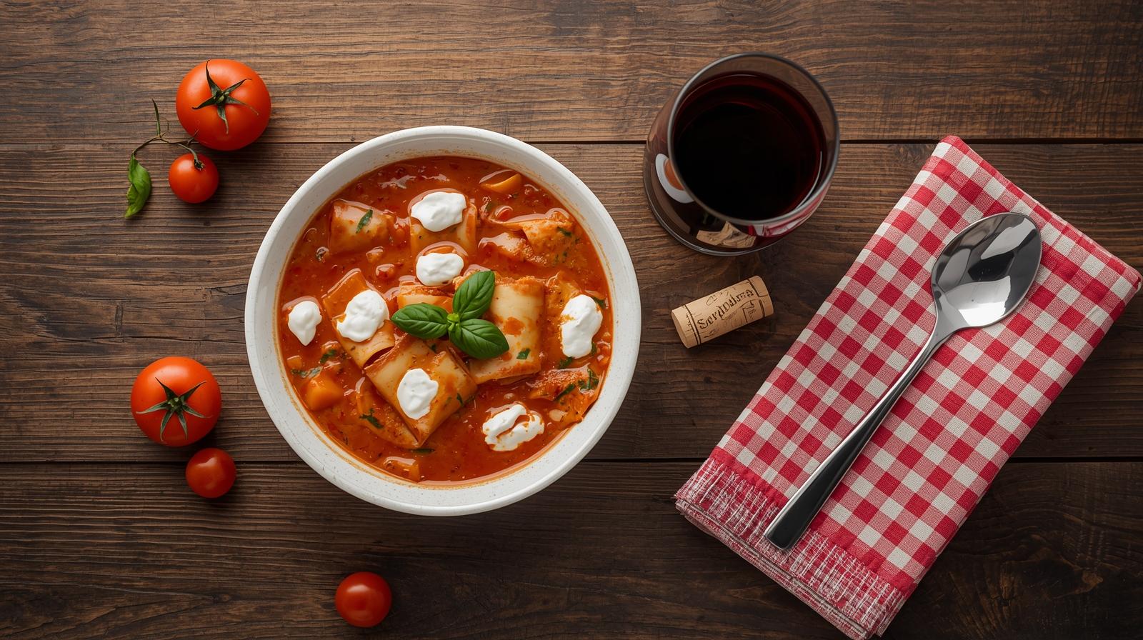 Lasagnesuppe