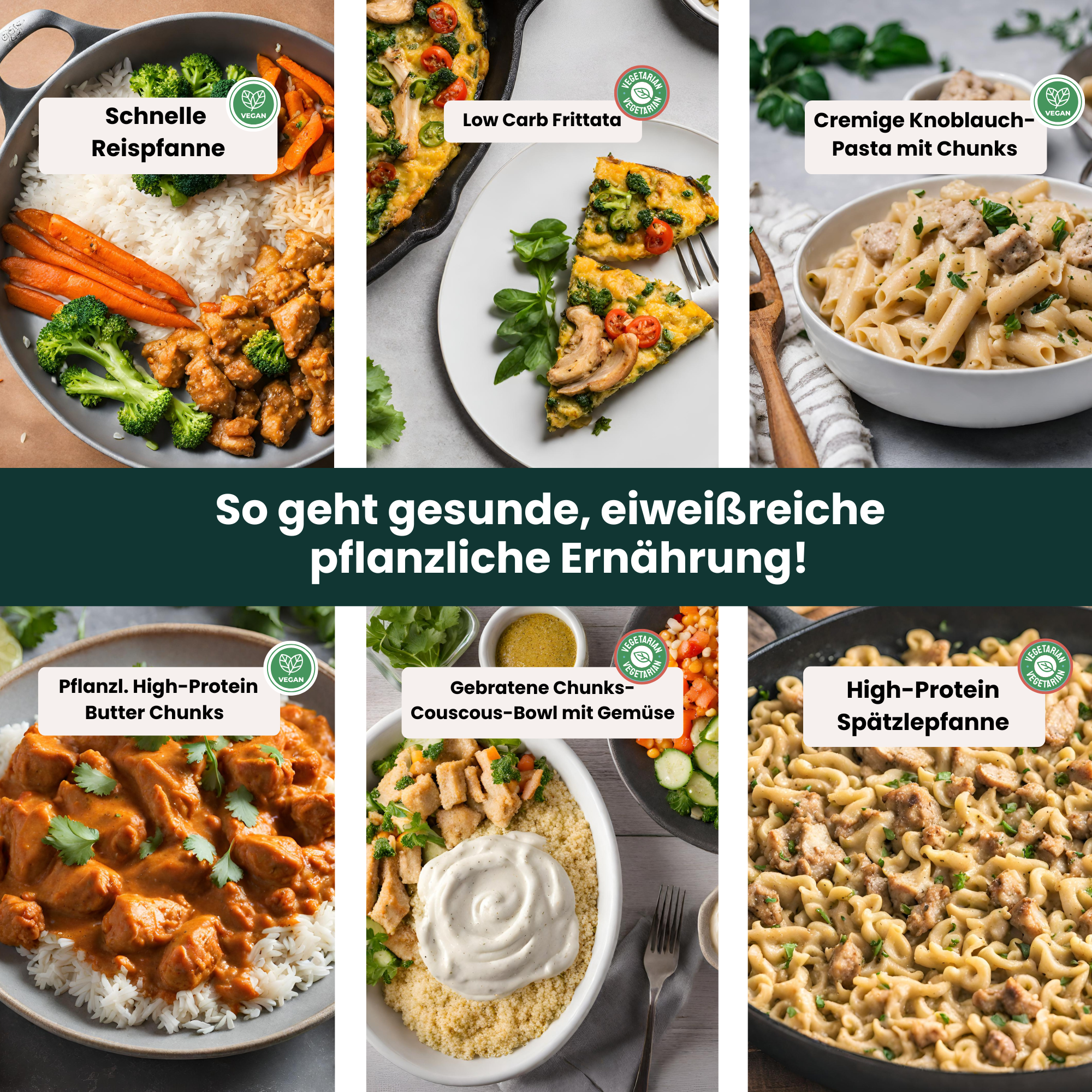 Protein Chunks - Natur (400g)