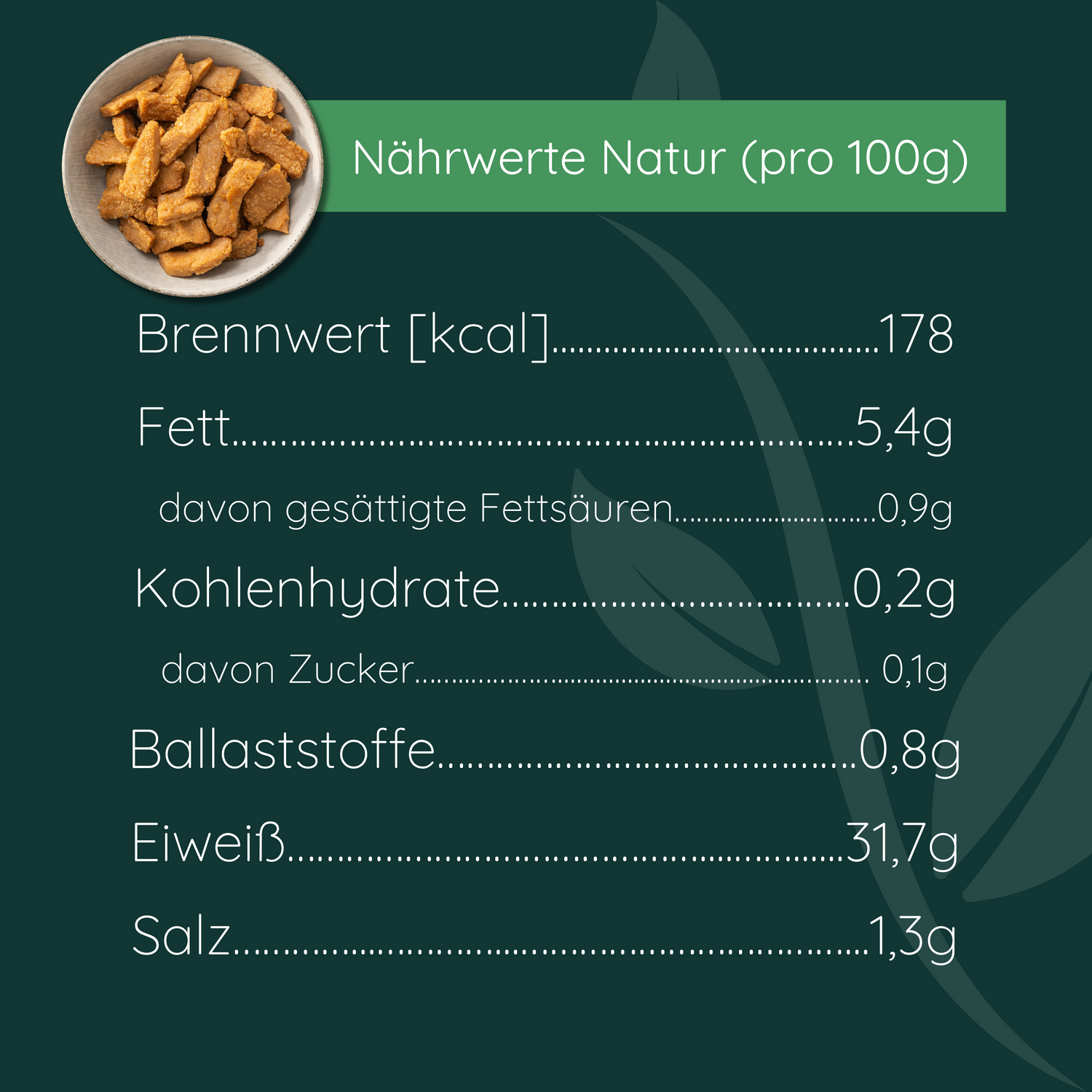 PROTEIN CHUNKS - NATUR (400g)