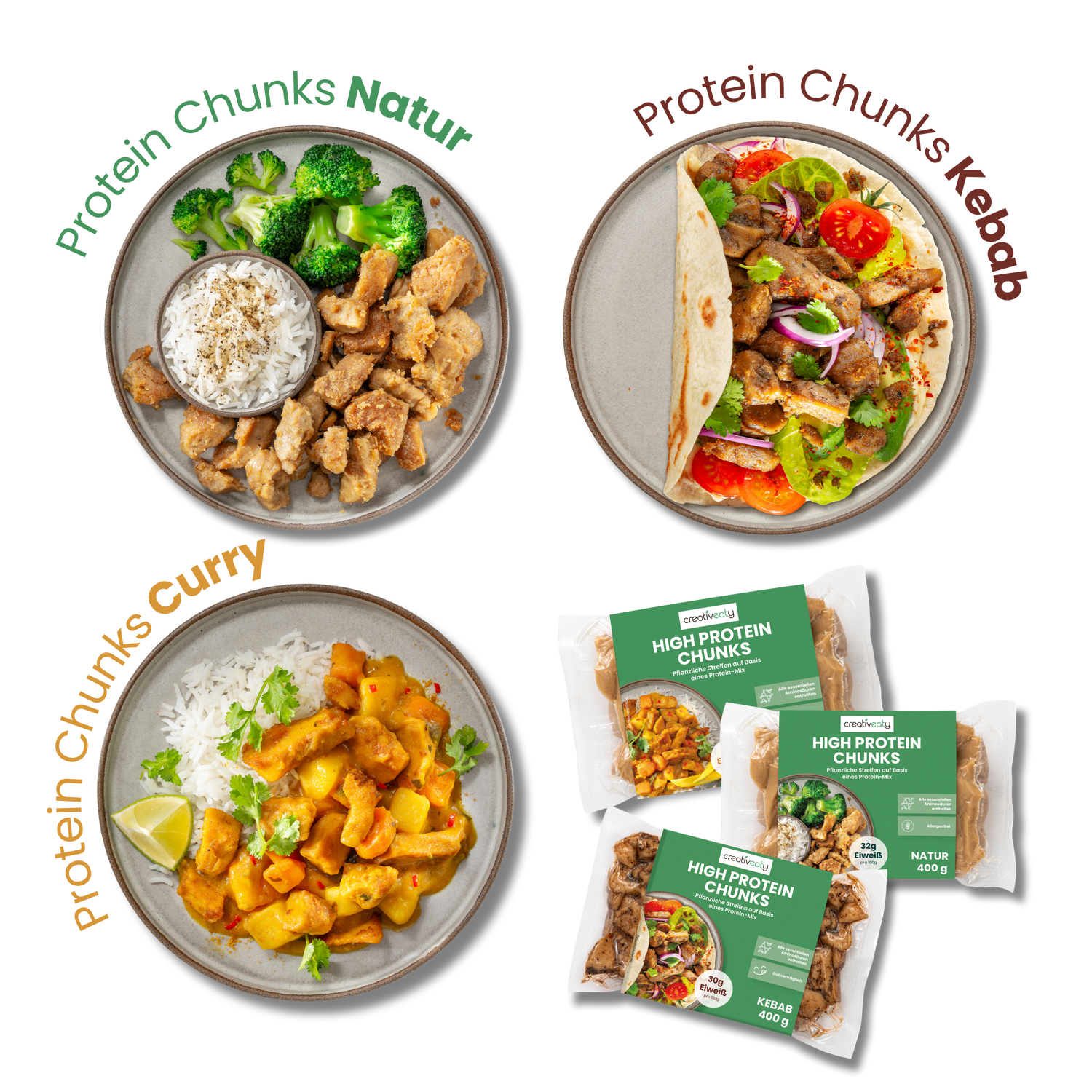 STARTER-SET PROTEIN CHUNKS (6x400g)