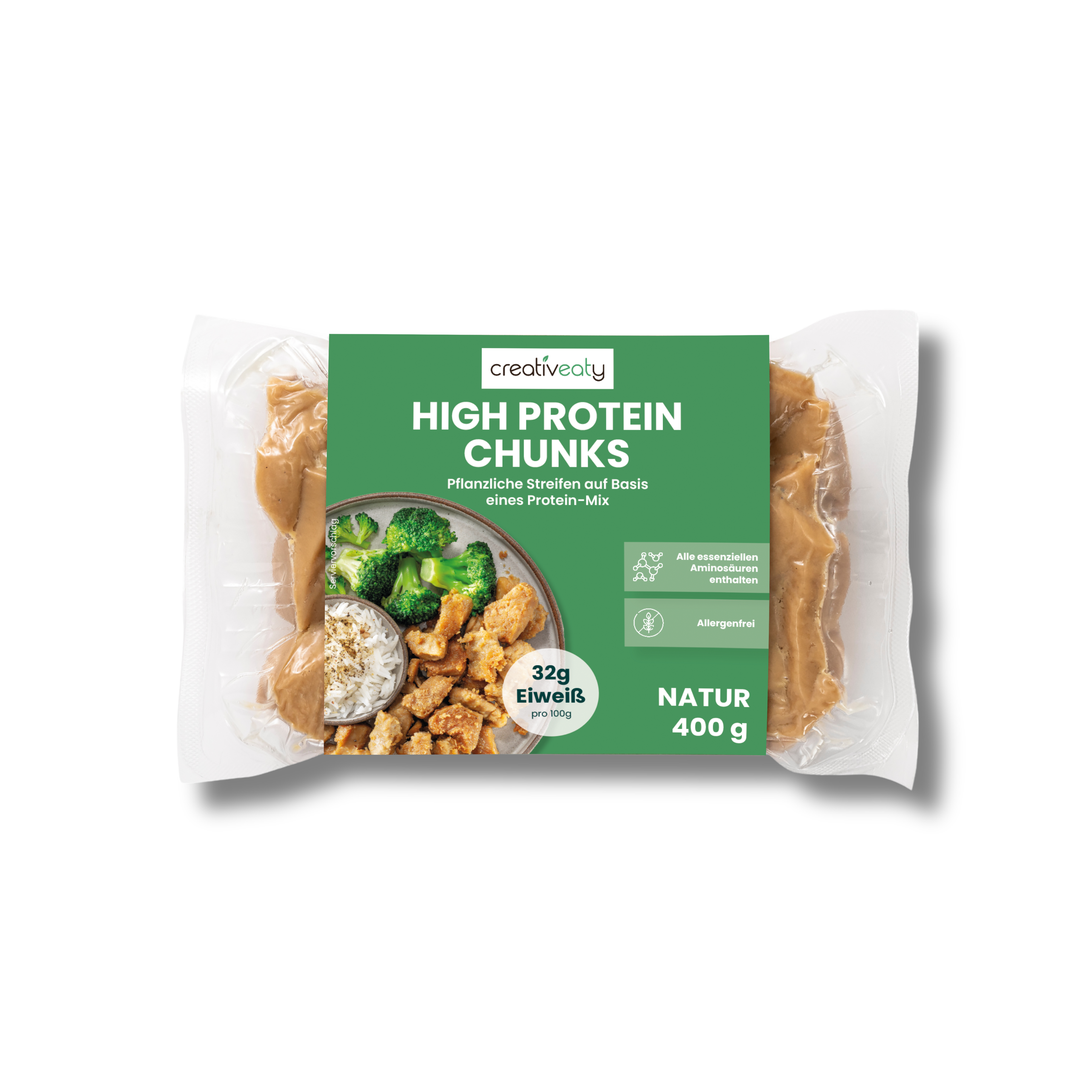 PROTEIN CHUNKS - NATUR (400g)