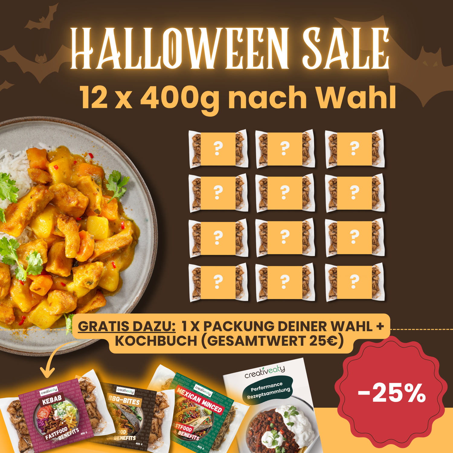 MIX YOUR HALLOWEEN SET (12x400g)