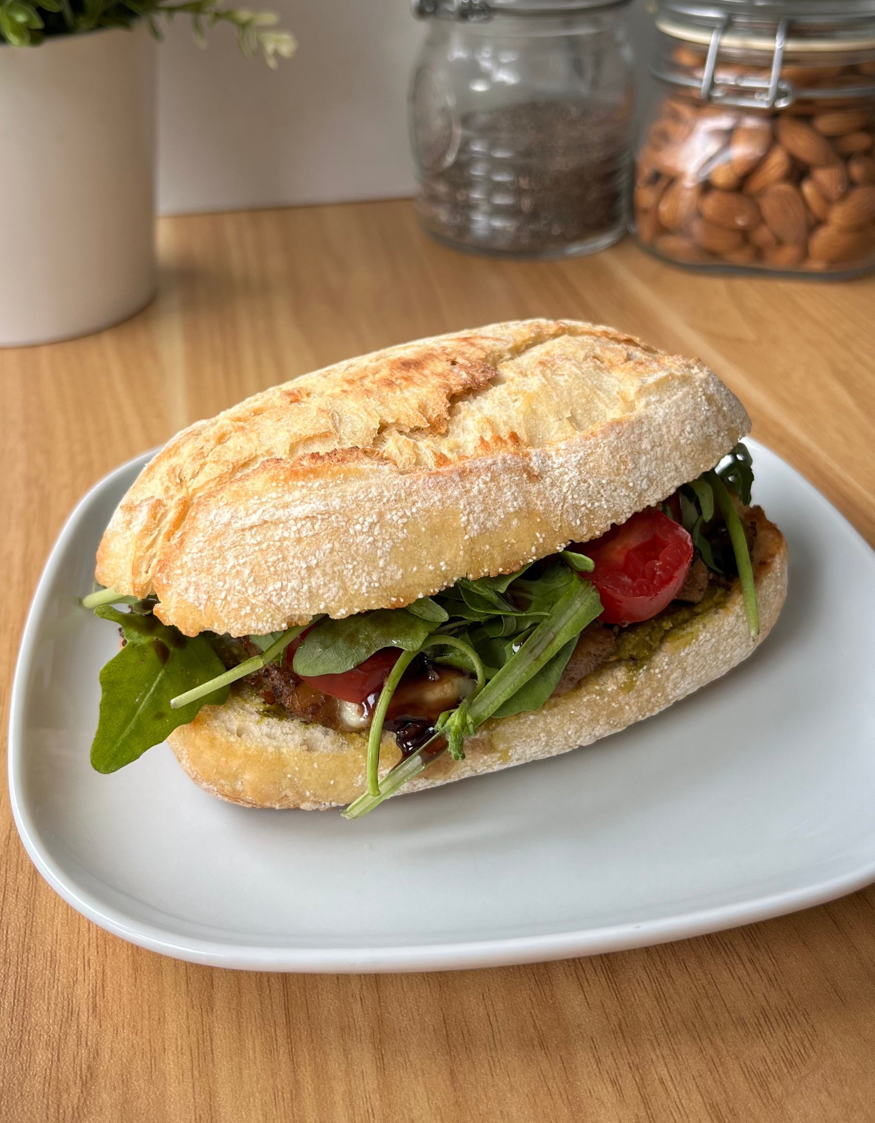 Protein Caprese Sandwich