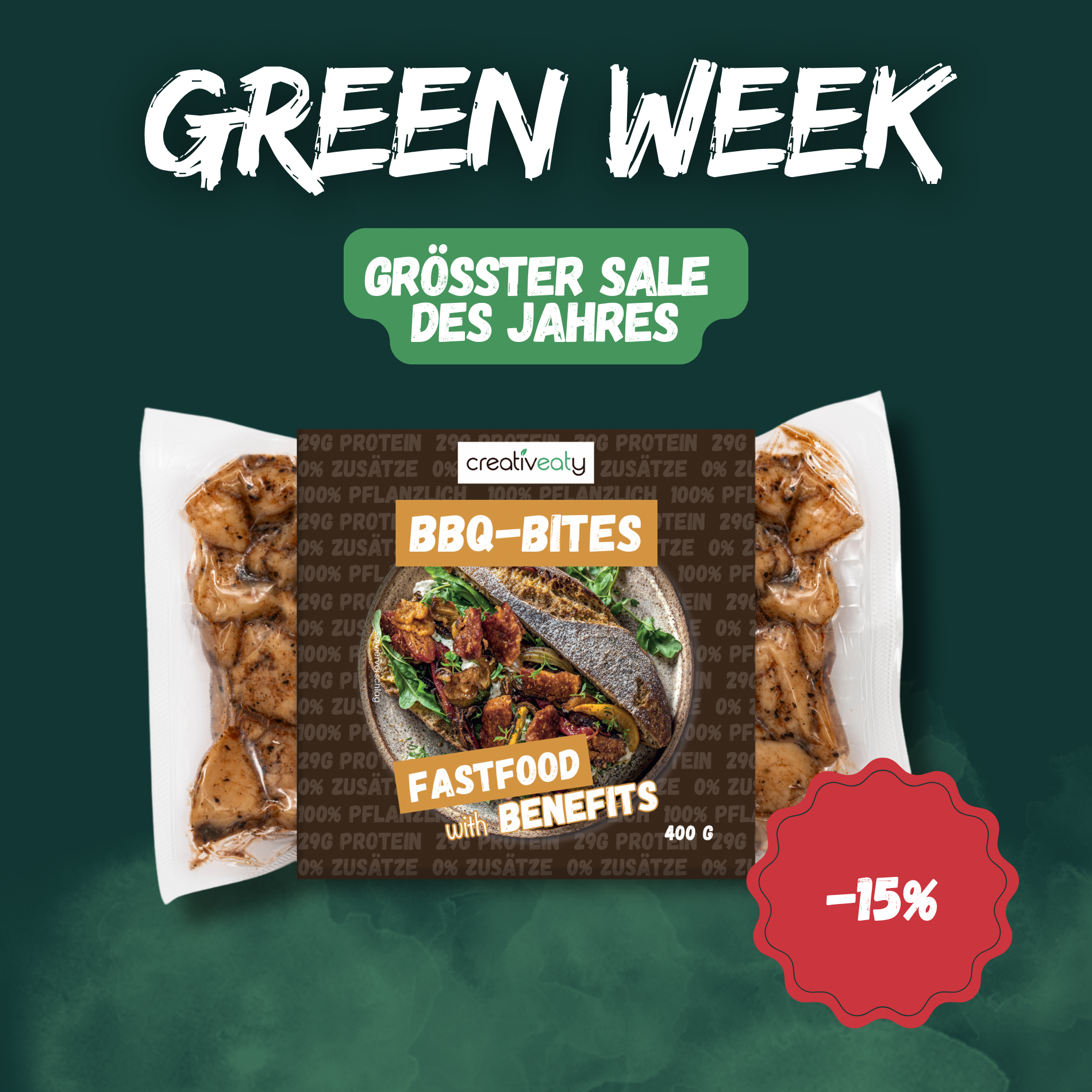 Greenweek-Sale: BBQ BITES (400g)