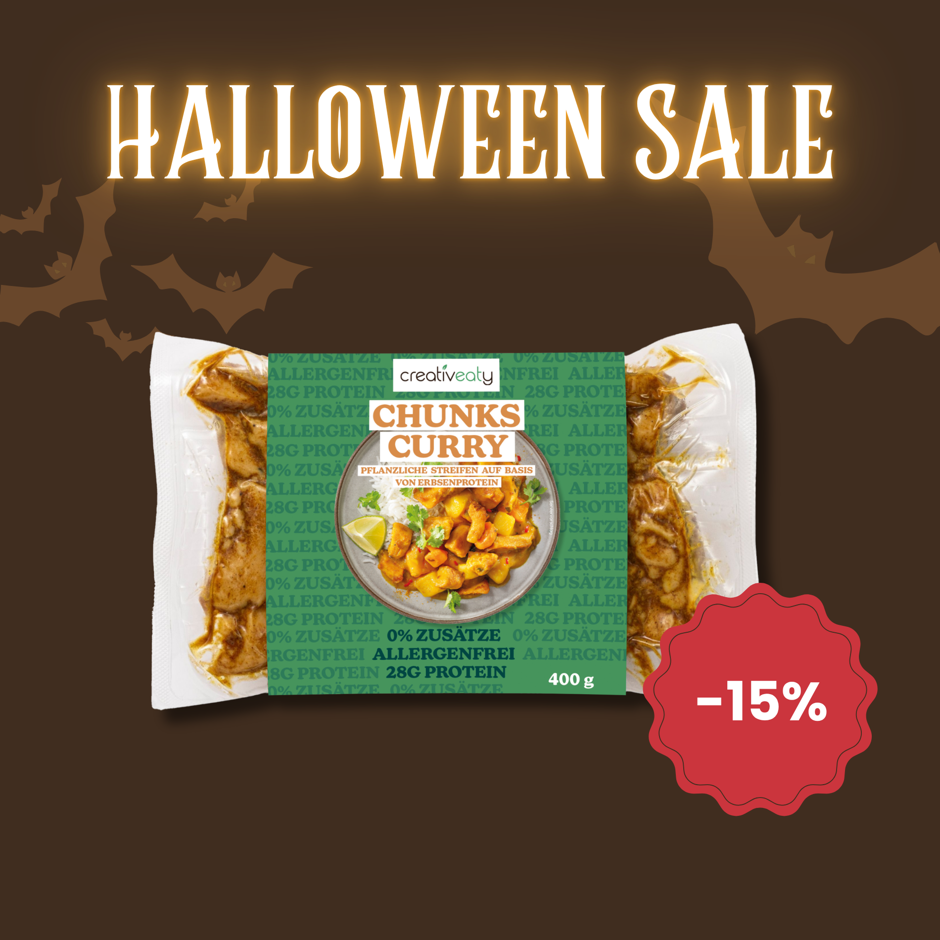 Halloween-Sale: CHUNKS - CURRY (400g)