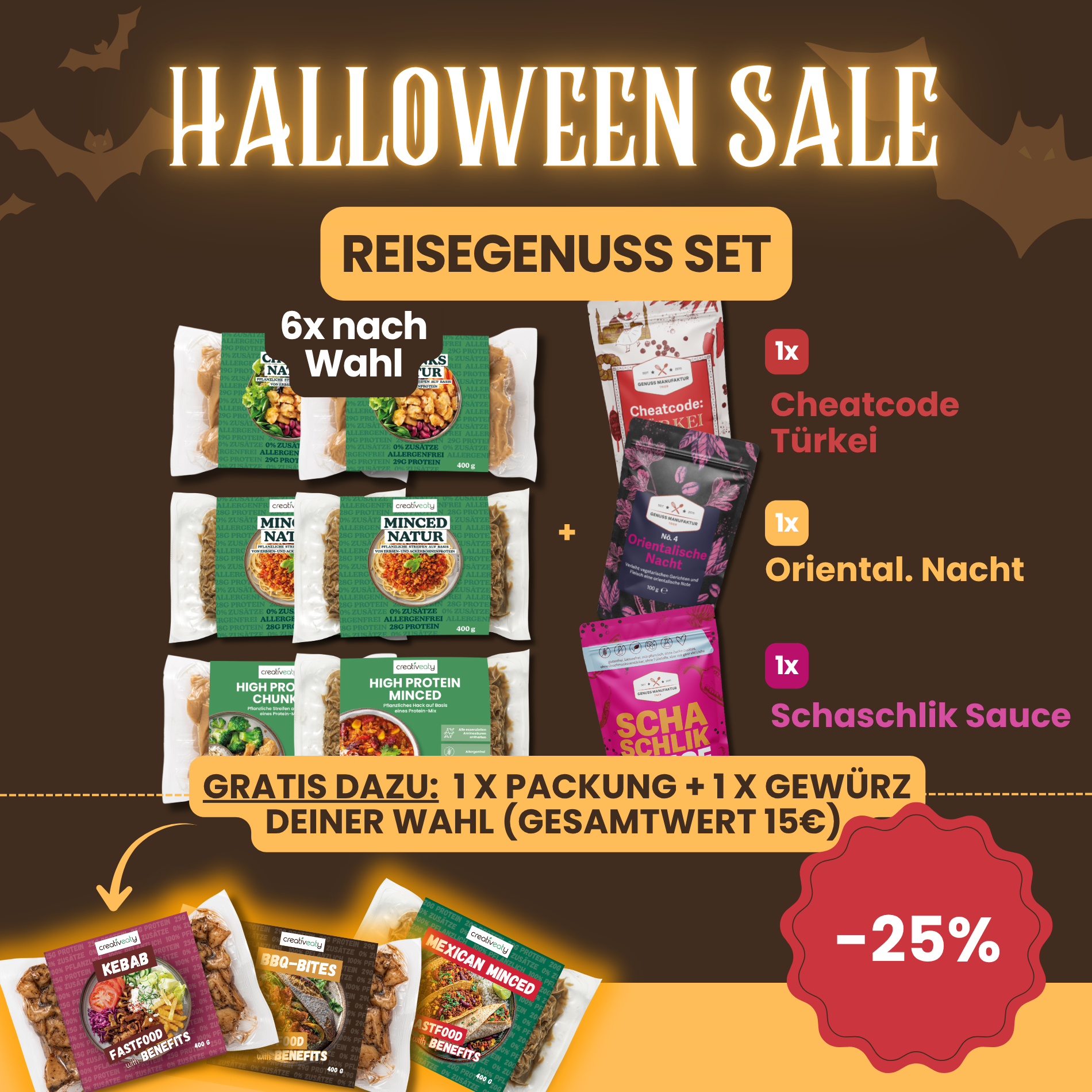 Halloween REISEGENUSS SET