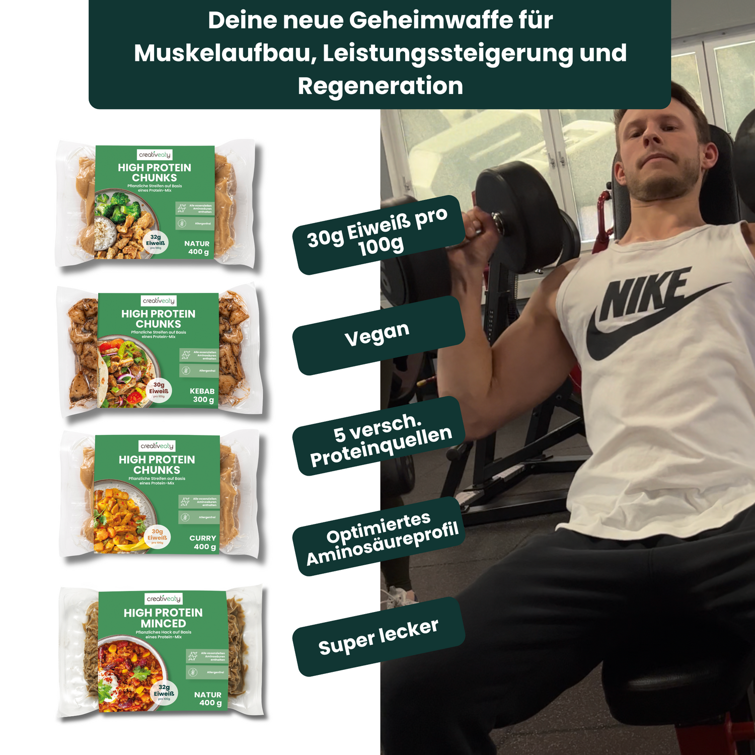 STARTER-SET PROTEIN CHUNKS (6x400g)