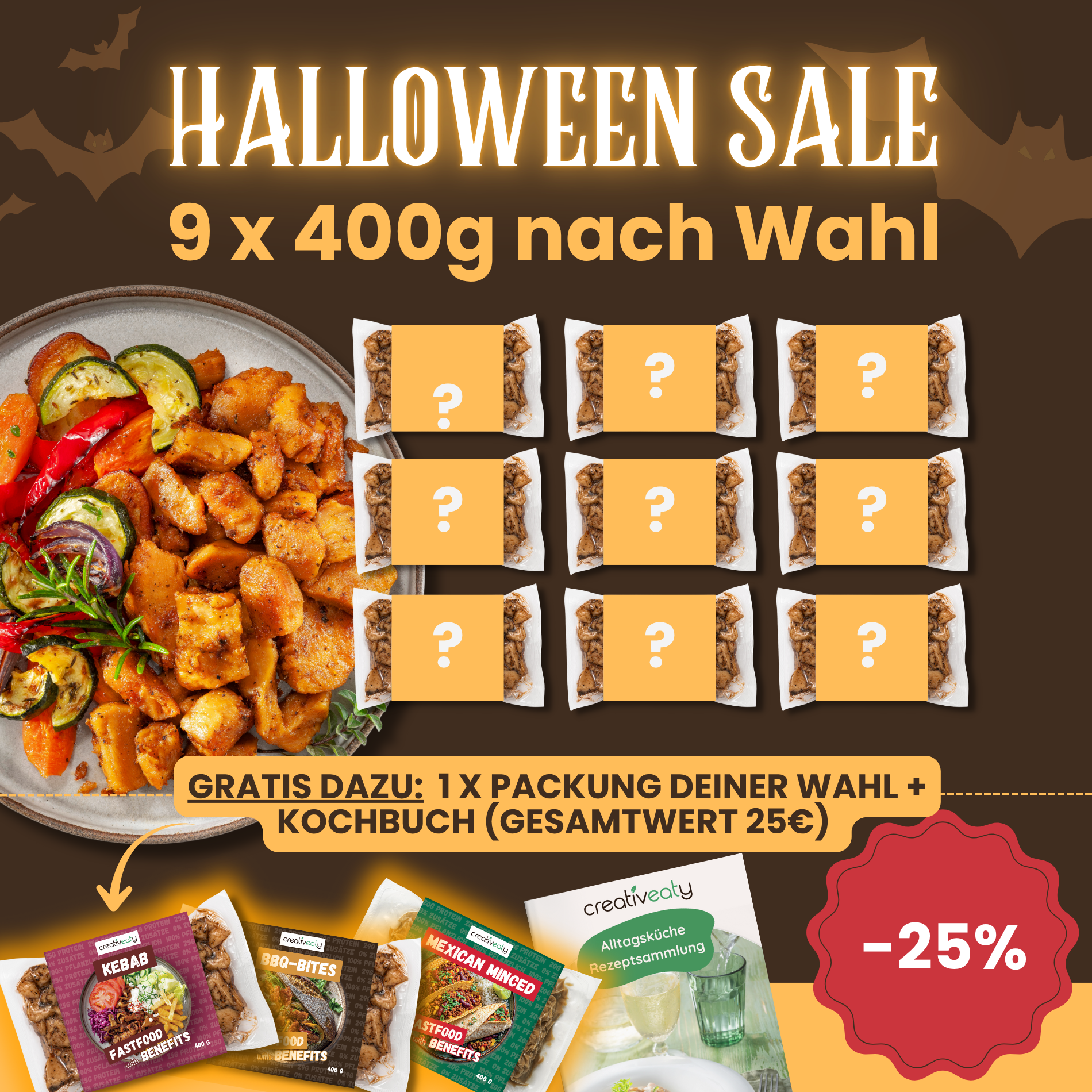 Dein Halloween Set (9x400 g)